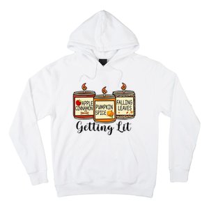 Getting Lit Candles Pumpkin Spice Fall Thanksgiving Matching Hoodie