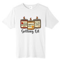 Getting Lit Candles Pumpkin Spice Fall Thanksgiving Matching Tall Fusion ChromaSoft Performance T-Shirt