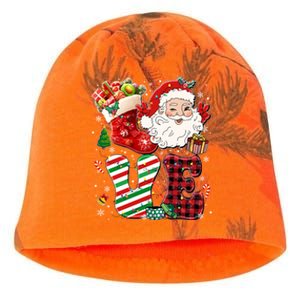 Groovy Love Christmas Xmas Plaid Santa Gift Kati - Camo Knit Beanie