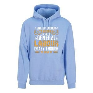 General Labor Crazy Enough To Love It Labor Day Gift Unisex Surf Hoodie