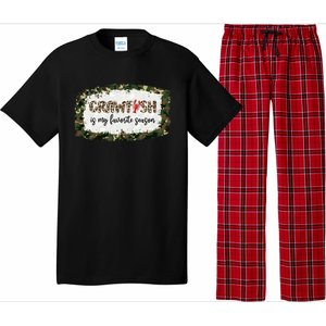 G0r Leopard Camo Crawfish Is My Favorite Season Cajun Lover Gift Pajama Set