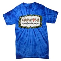 G0r Leopard Camo Crawfish Is My Favorite Season Cajun Lover Gift Tie-Dye T-Shirt