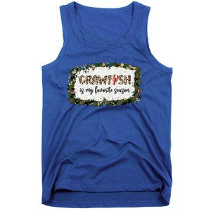 G0r Leopard Camo Crawfish Is My Favorite Season Cajun Lover Gift Tank Top