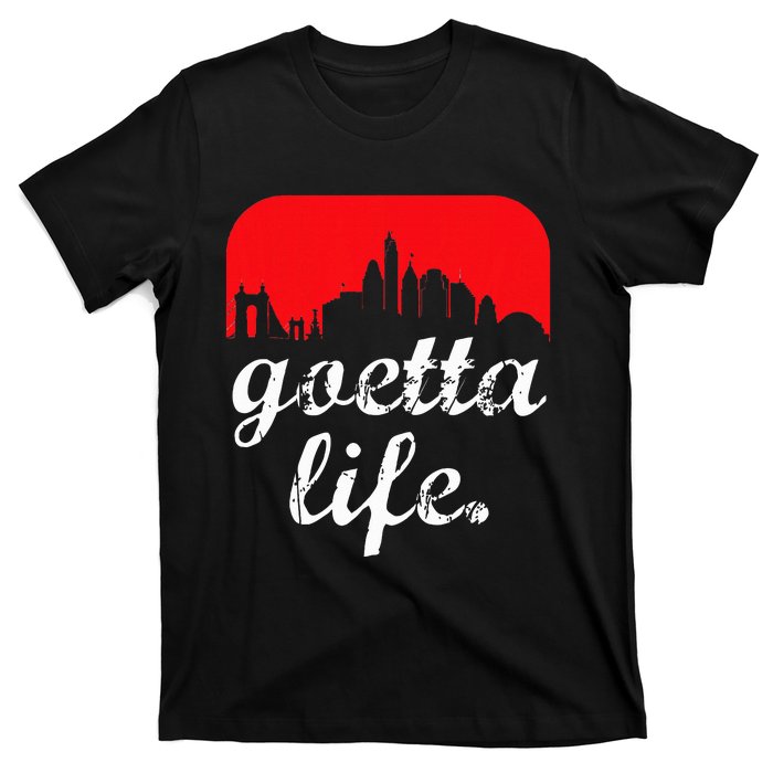 Goetta Life Cincinnati Skyline Funny Cincinnati Food T-Shirt