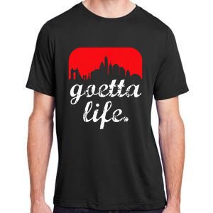 Goetta Life Cincinnati Skyline Funny Cincinnati Food Adult ChromaSoft Performance T-Shirt