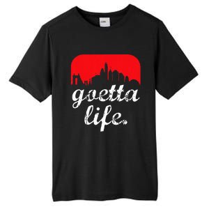 Goetta Life Cincinnati Skyline Funny Cincinnati Food Tall Fusion ChromaSoft Performance T-Shirt