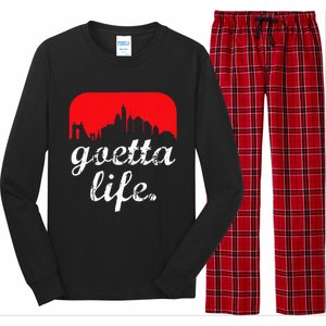 Goetta Life Cincinnati Skyline Funny Cincinnati Food Long Sleeve Pajama Set