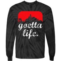 Goetta Life Cincinnati Skyline Funny Cincinnati Food Tie-Dye Long Sleeve Shirt