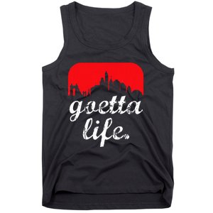 Goetta Life Cincinnati Skyline Funny Cincinnati Food Tank Top