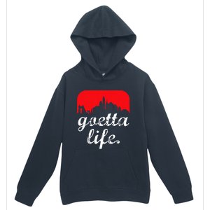 Goetta Life Cincinnati Skyline Funny Cincinnati Food Urban Pullover Hoodie