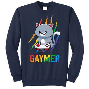 Gaymer Lgbt Cat Pride Rainbow Video Game Lovers Gift Sweatshirt