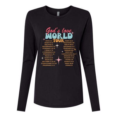 God's Love Christian Bible Verse Aesthetic Womens Cotton Relaxed Long Sleeve T-Shirt