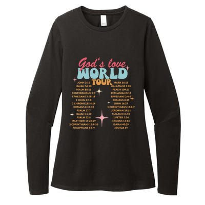 God's Love Christian Bible Verse Aesthetic Womens CVC Long Sleeve Shirt