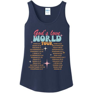 God's Love Christian Bible Verse Aesthetic Ladies Essential Tank