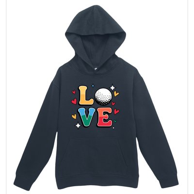 Golf Love Cute Golfing N And Colorful Golfer Meaningful Gift Urban Pullover Hoodie