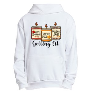 Getting Lit Candles Cute Fall Urban Pullover Hoodie