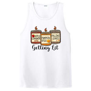 Getting Lit Candles Cute Fall PosiCharge Competitor Tank