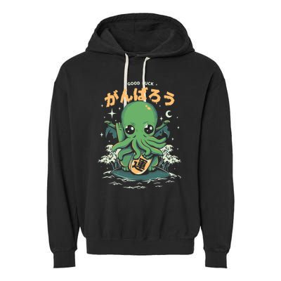 Good Luck Cthulhu Garment-Dyed Fleece Hoodie