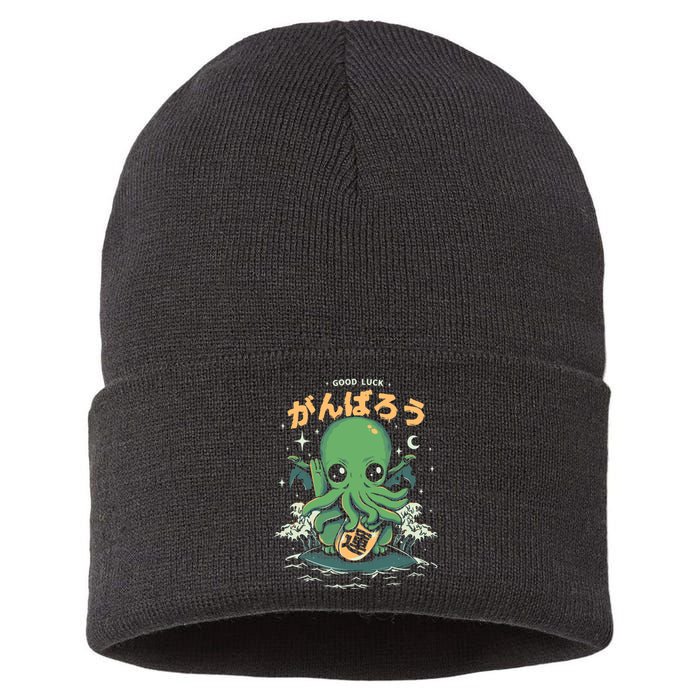 Good Luck Cthulhu Sustainable Knit Beanie