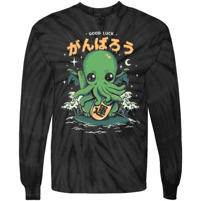 Good Luck Cthulhu Tie-Dye Long Sleeve Shirt