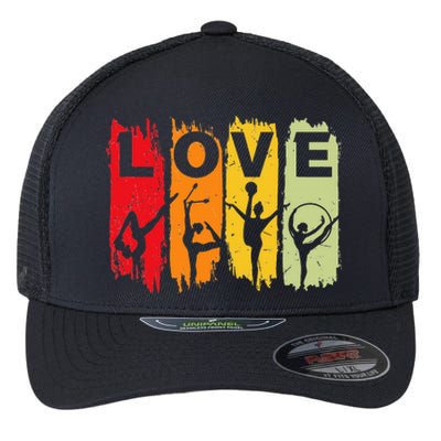 Gymnastic Love Coach DancinG Cheerleading Flexfit Unipanel Trucker Cap