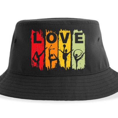 Gymnastic Love Coach DancinG Cheerleading Sustainable Bucket Hat