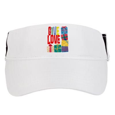 Give Love Christmas Holiday Gifts Adult Drive Performance Visor