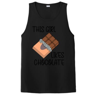 Girl Likes Chocolate Chocolatier Chocolate Lover Cool Gift PosiCharge Competitor Tank