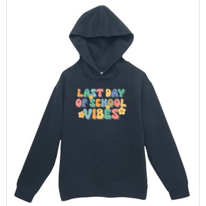 Groovy Last Day Of School Vibes Teacher Student Graduation Urban Pullover Hoodie