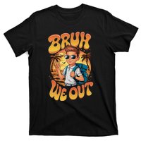 Groovy Last Day Of School Bruh We Out T-Shirt