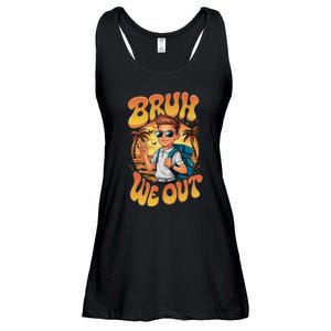 Groovy Last Day Of School Bruh We Out Ladies Essential Flowy Tank