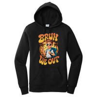 Groovy Last Day Of School Bruh We Out Women's Pullover Hoodie