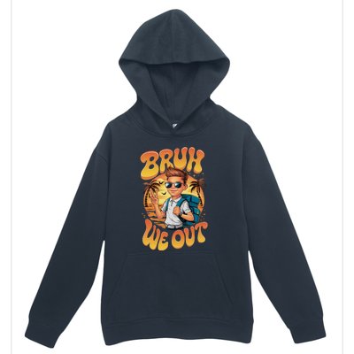 Groovy Last Day Of School Bruh We Out Urban Pullover Hoodie