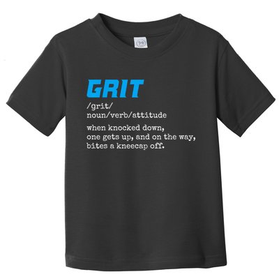 Grit Lions Definition Funny Detroit City Toddler T-Shirt