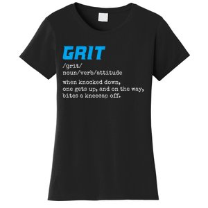 Grit Lions Definition Funny Detroit City Women's T-Shirt