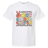 Groovy Last Day Of School Peace Out Kindergarten Garment-Dyed Heavyweight T-Shirt