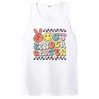 Groovy Last Day Of School Peace Out Kindergarten PosiCharge Competitor Tank