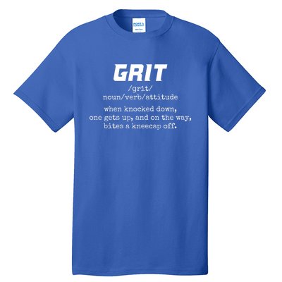 Grit Lions Definition Funny Detroit City Tall T-Shirt