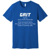 Grit Lions Definition Funny Detroit City Premium T-Shirt