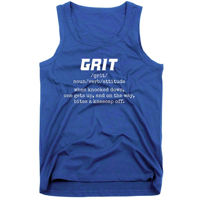 Grit Lions Definition Funny Detroit City Tank Top