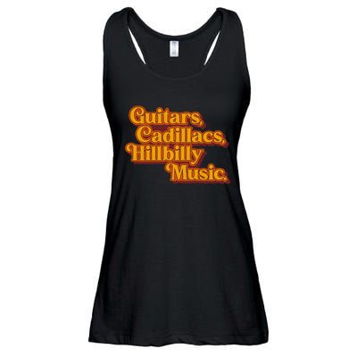 Guitars Lyrics Dwight Yoakam Tribute Ladies Essential Flowy Tank