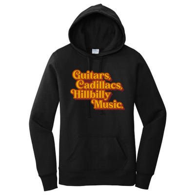 Guitars Lyrics Dwight Yoakam Tribute Women's Pullover Hoodie