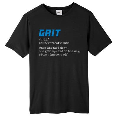 Grit Lions Definition Funny Detroit City Tall Fusion ChromaSoft Performance T-Shirt