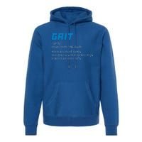 Grit Lions Definition Funny Detroit City Premium Hoodie