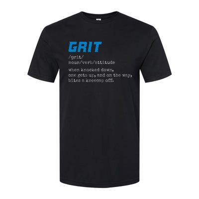 Grit Lions Definition Funny Detroit City Softstyle CVC T-Shirt