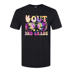 Groovy Last Day Of School Peace Out 2nd Grade Softstyle CVC T-Shirt