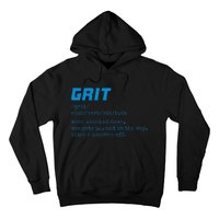 Grit Lions Definition Funny Detroit City Hoodie