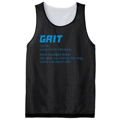 Grit Lions Definition Funny Detroit City Mesh Reversible Basketball Jersey Tank