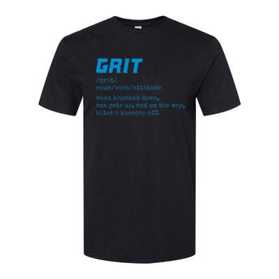 Grit Lions Definition Funny Detroit City Softstyle® CVC T-Shirt