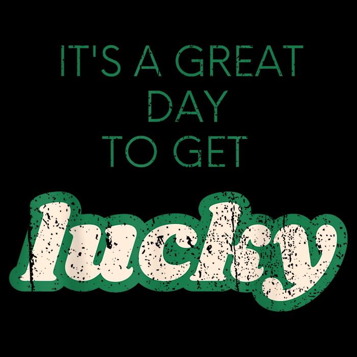Get Lucky Design For Saint Patricks Day S S Girl Stripe Pom Pom Beanie